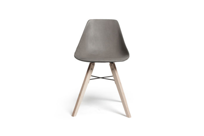 chaise beton pietement bois lyon beton