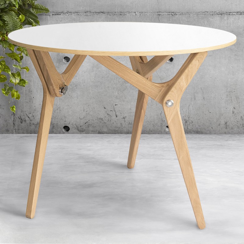 Table ovale extensible PARATI - L'INATELIER Design & Artisanat Français