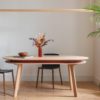 Table ovale extensible PARATI - L'INATELIER Design & Artisanat
