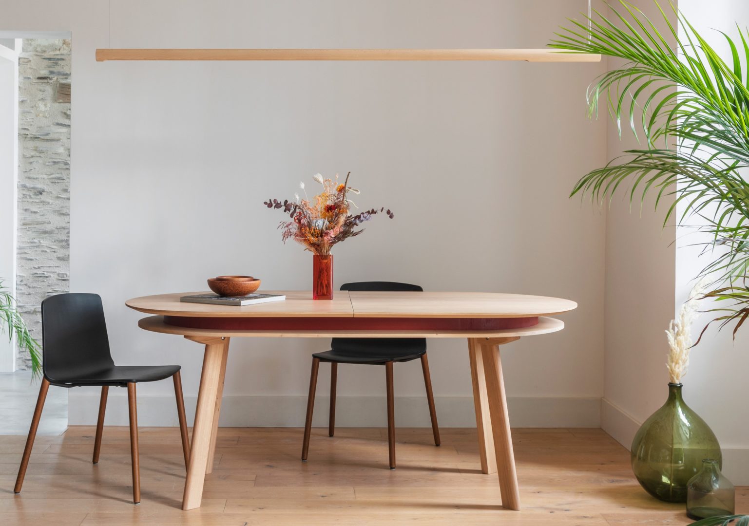 Table ovale extensible PARATI - L'INATELIER, Design & Artisanat Français