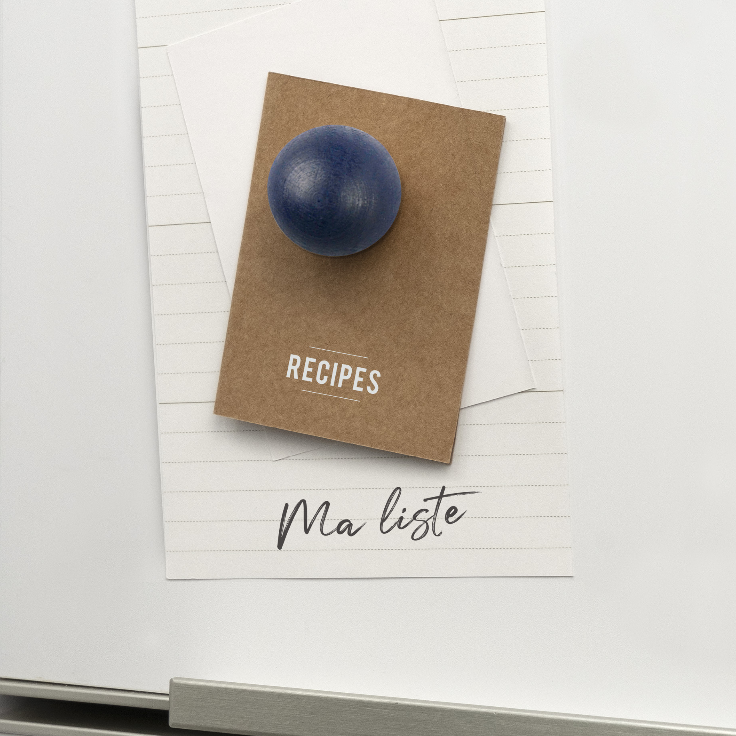 Magnets - Lot de 3 boules en bois - L'INATELIER Design & Artisanat