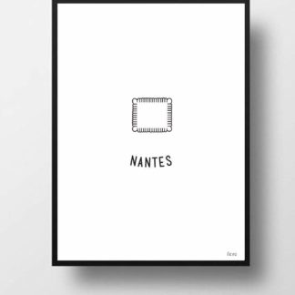FERE_affiche_Nantes_noir-et-blanc_minimaliste_illustration_design_ville_linatelier_décoration_déco_numéroté_000x