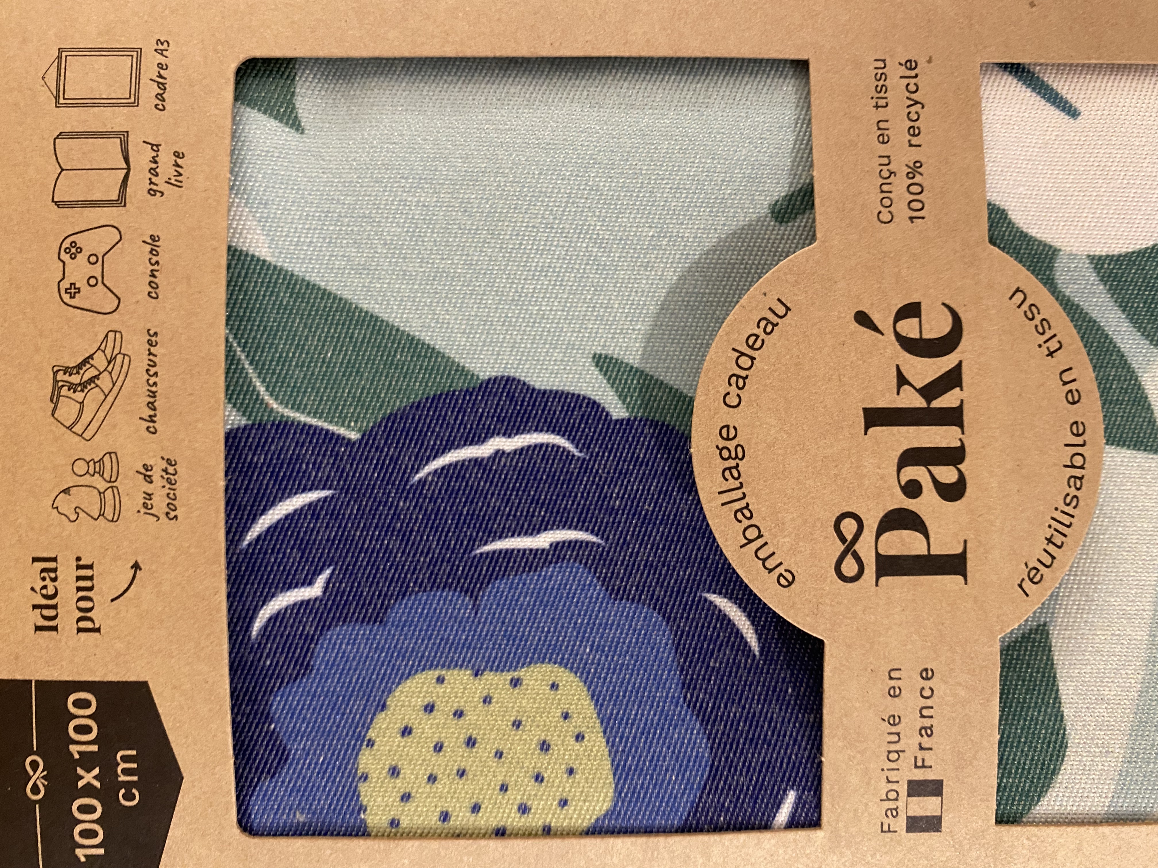 Emballage cadeau tissu - Paké - L'INATELIER Design & Artisanat
