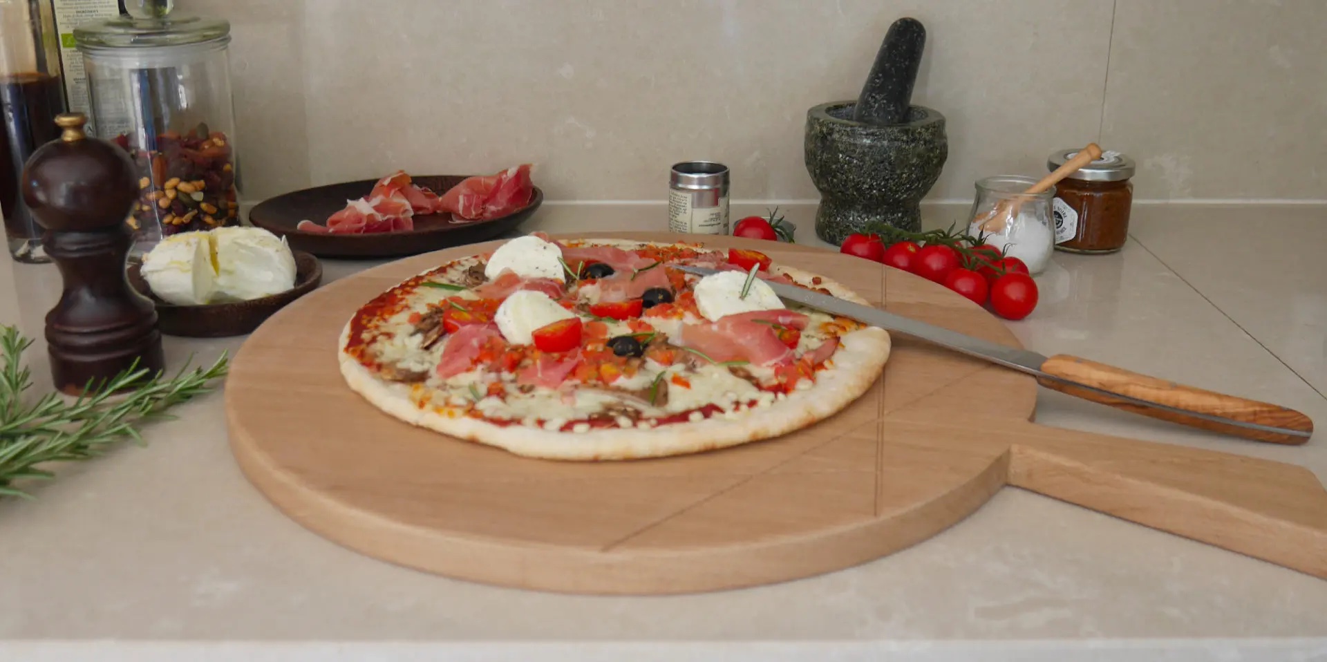 Planche À Pizza En Bois Planche À Découper De Cuisine Avec - Temu France