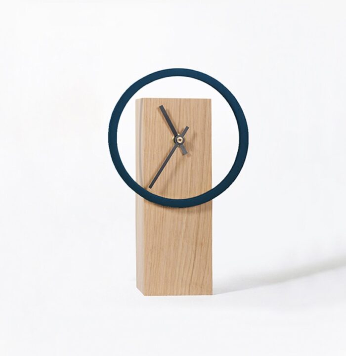 Horloge en bois Cyclock Drugeot chêne massif
