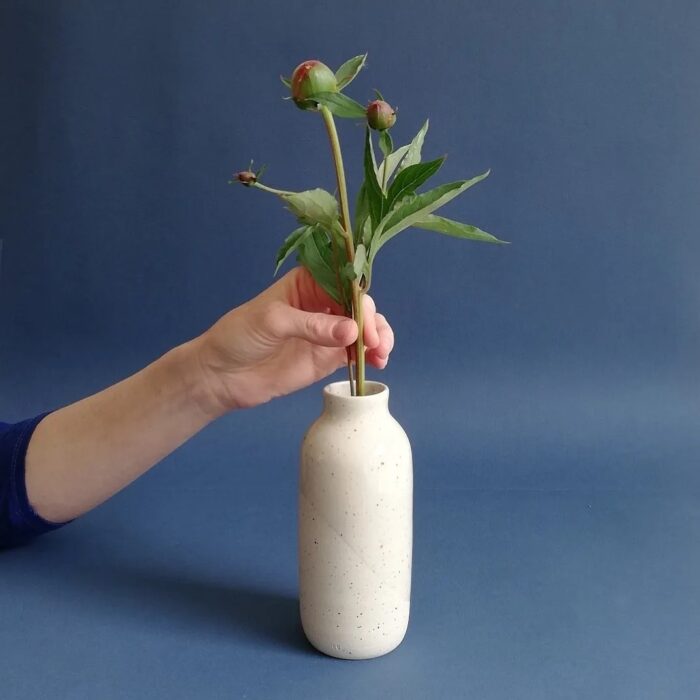 Vase en grès Pyrité - Bouteille Muros Candice Courau