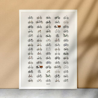 memory-affiche-velo-papier-d'art-50x70cm-cyclistes-nantes-déco-décoration-linatelier