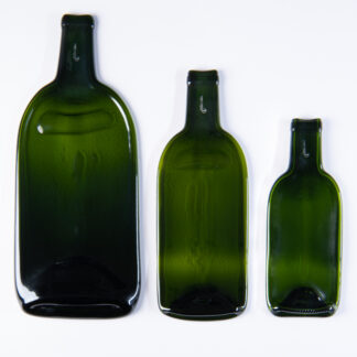 Plateau bouteille vert