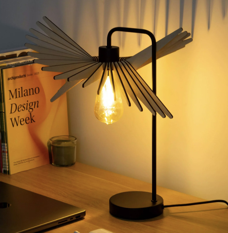 Lampe de chevet or blanche en céramique plaqué pour salon chambre à coucher