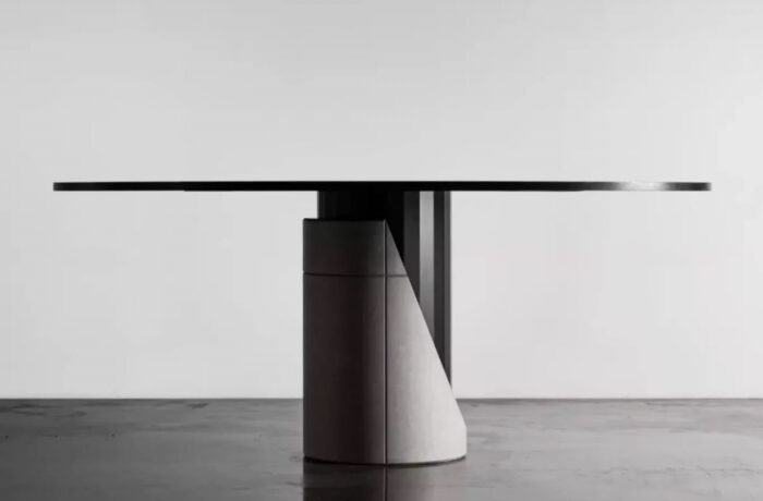 Table Ovale sharp - Lyon béton