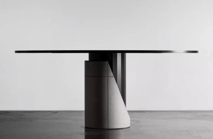 Table Ovale sharp - Lyon béton