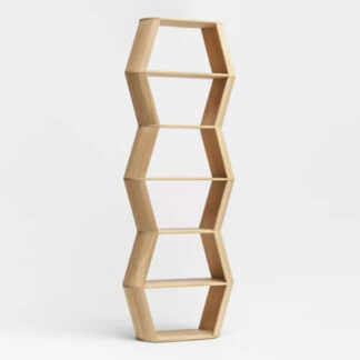 bibliothèque en bois massif