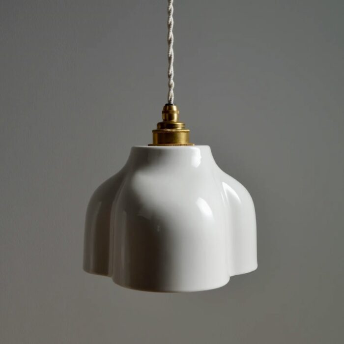 suspension en porcelaine