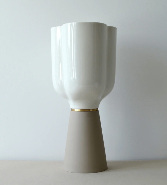Lampe à poser en porcelaine