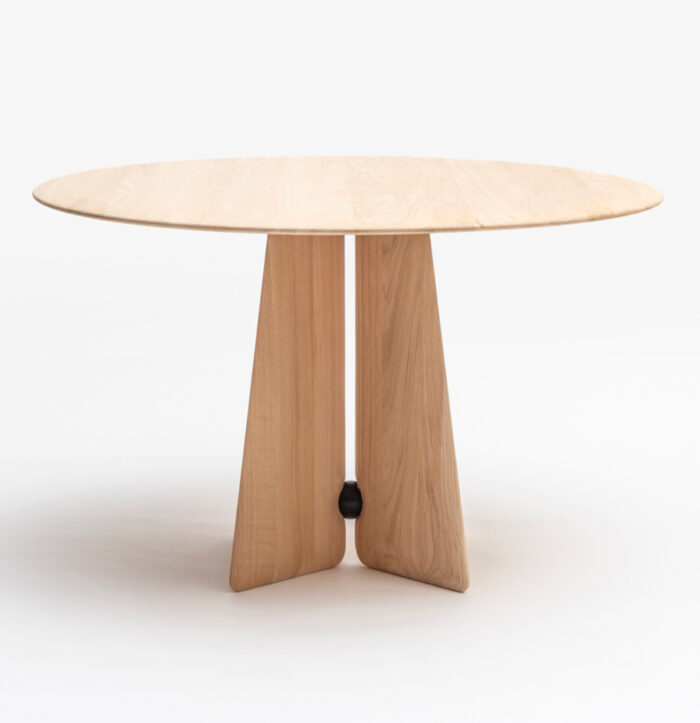 Table ronde en chêne