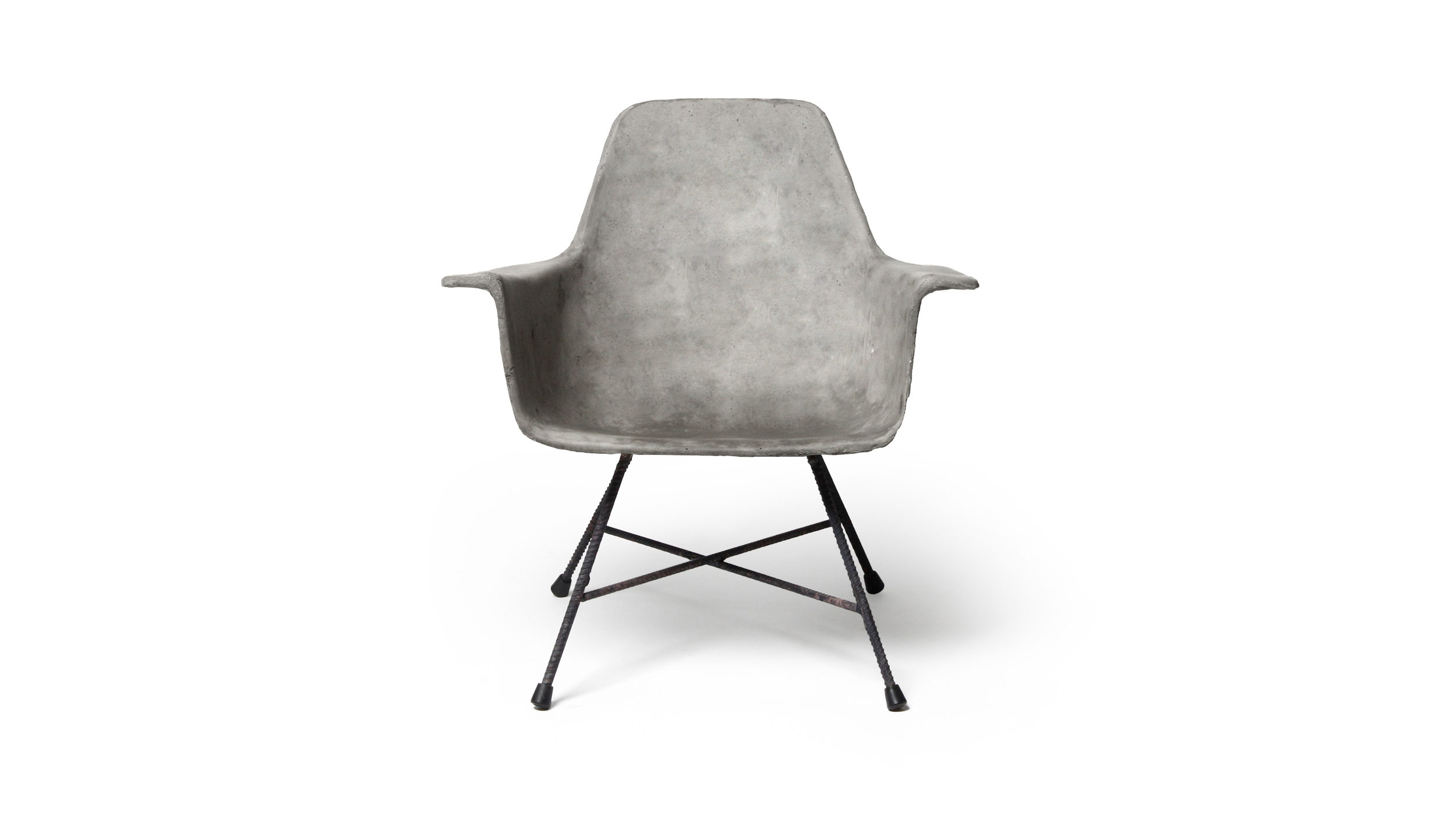 fauteuil beton - peds acier, lyon beton