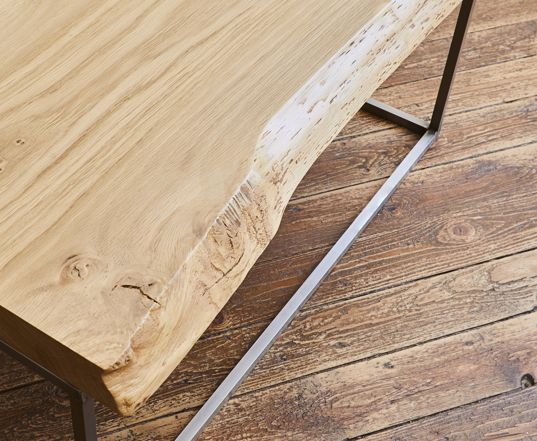 Table basse en chêne massif - Élégance – Image 6