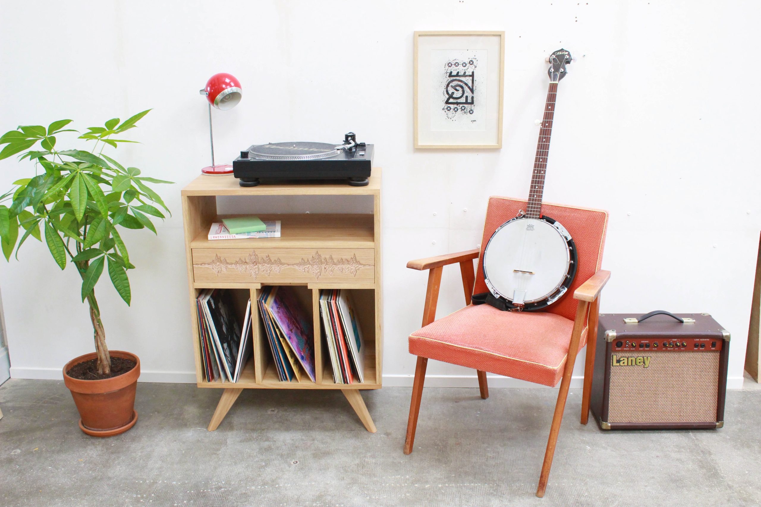 Meuble pour platine vinyle – Image 2