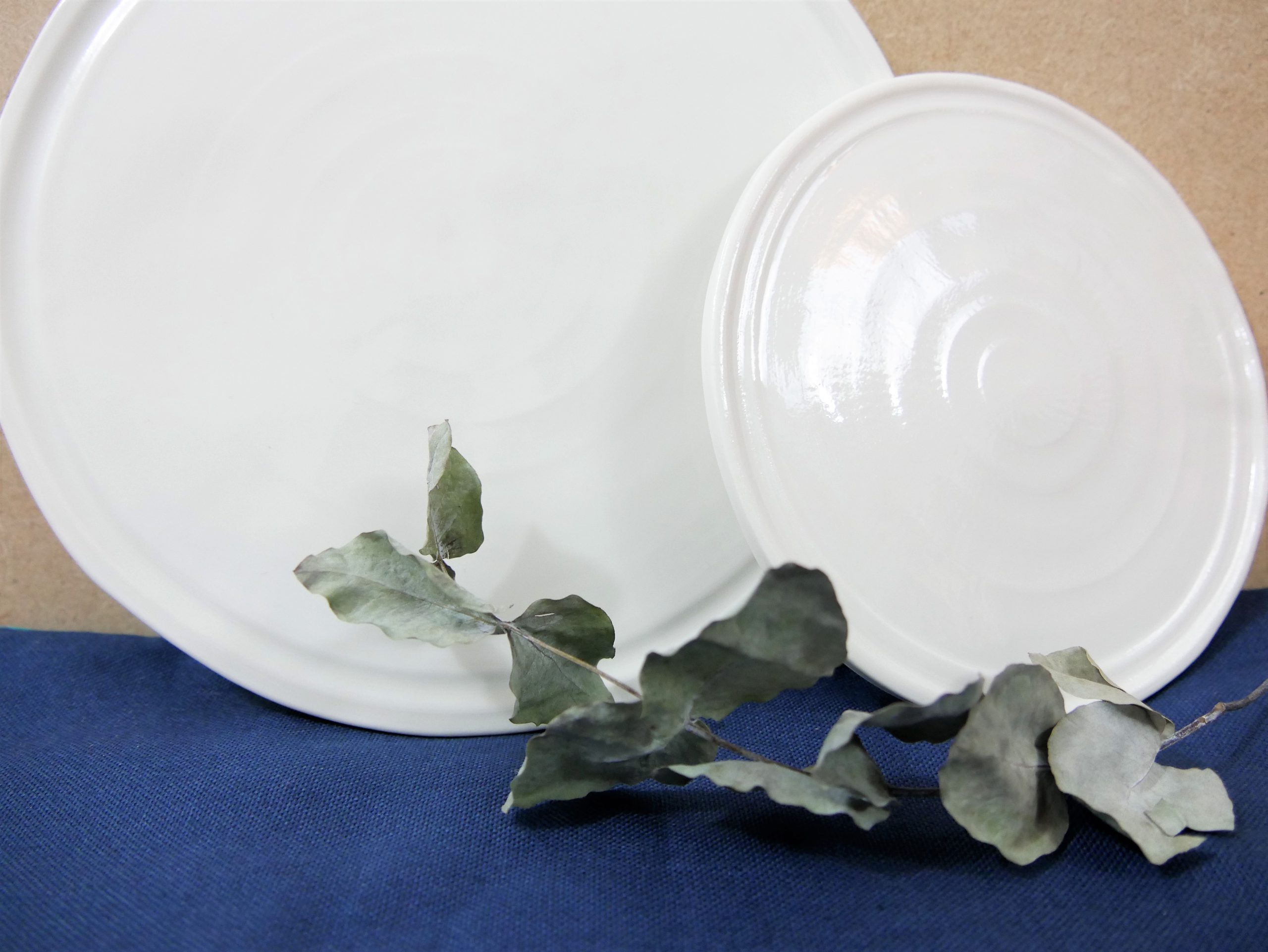 Assiette plate porcelaine - diamètre 24 cm – Image 2