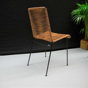 Chaise Mazunte tressage cuir BOQA l'INATELIER nantes