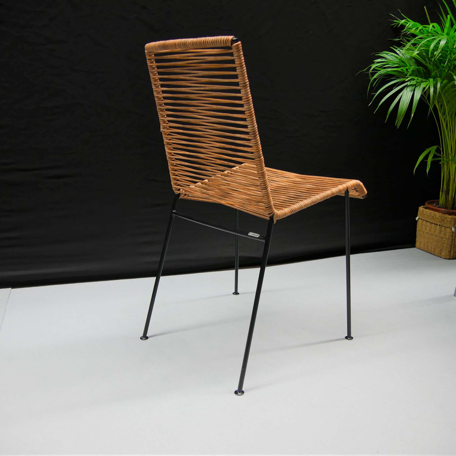 Chaise Mazunte tressage cuir BOQA l'INATELIER nantes