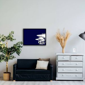 La grande bleue en situation - Artiste Gwen Guegan ©Photo Alexandra Gorn_Unsplash - L'INATELIER NANTES
