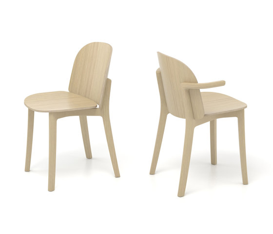 chaise en bois lanas