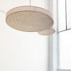 Suspension Eclipse 80 et eclipse 50, suspension cannage, luminaire cannage An°So Design L'Inatelier Nantes Déco Design et Artisanat français