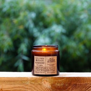 La bougie herbivore - n°6 Lumière de Néroli - Fleur d'oranger verveine - L'Inatelier - Naturelle- cire de soja - Végan_90gr