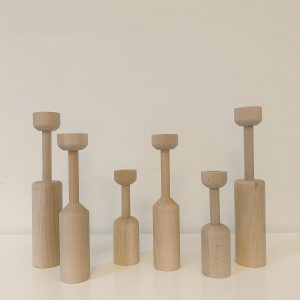 bougeoirs Anso design_L'Inatelier_Bougie_déco_décoration_bois de hêtre_ scandinave_nature_boheme_inspiration_nantes_boutique meuble_lot de 3