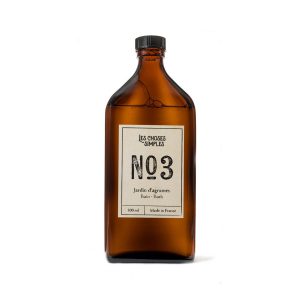Bain moussant N°3 - Les choses simples - Jardin d'agrumes - 500ml-L'INATELIER-fabrication artisanale-facon verre - rechargeable- zéro déchets-made in France- déco-maison-concept store-bien être