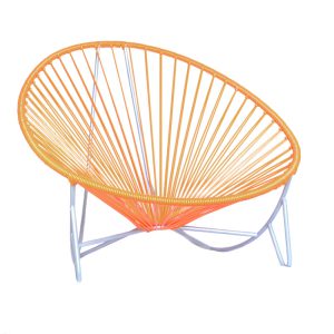 Fauteuil_bain de soleil_transat_ Acapulco exterieur polyvinyl_pvc_ terrasse_boqa_L'Inatelier_couleurs_été_jardin_design_mobilier exterieur_nantes_jardin_design_structure blanche
