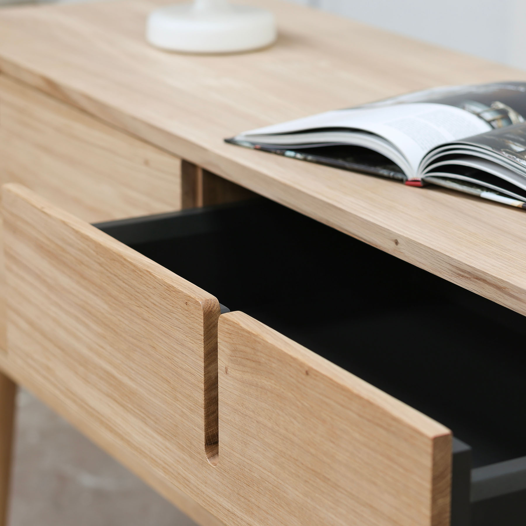 Buffet goutte _ L'Inatelier Nantes_chene massif_made in france_artisanat_bois_rangement_tiroir_décoration_meuble_fabrication française_by Cactus_