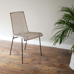 Chaise Mazunte tressage lin BOQA l'INATELIER nantes