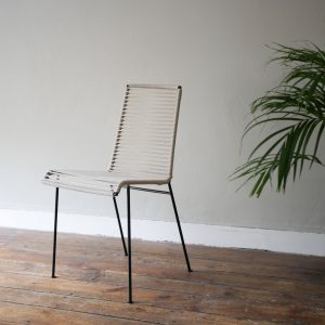 Chaise Mazunte tressage lin BOQA l'INATELIER nantes