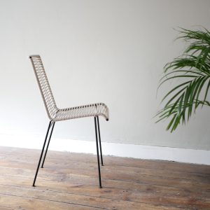 Chaise Mazunte tressage lin BOQA l'INATELIER nantes