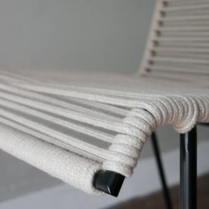 Chaise Mazunte tressage lin BOQA l'INATELIER nantes