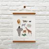 memoryAffiches_animaux_SAVANE_enfant_chambre_jeux_ludique_madeinfrance_nantes_L'Inatelier_poster_dessin_girafe_elephant_tigre_zebre40x50cm