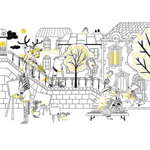 livre-coloriage-enfant-jeunesse-histoire-lecture-à colorier-Editions-maison-Eliza-Couverture-à-petits-pas-3ans-Nantes-cadeaux-l'Inatelier-Nantes550x550-imagination-pages-madeinfrance-extrait ville