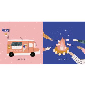Livre enfant_jeunesse_edition_maison Eliza_Des-contraires-couverture-550x550_opposé_couleur_jennifer Bouron_Nantes_ludique_apprentissage_vocabulaire_france_linatelier_nantes_cadeau_extrait illustration_froid_glacé