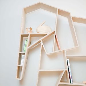 Bibliotheque elephant en bois pour enfant