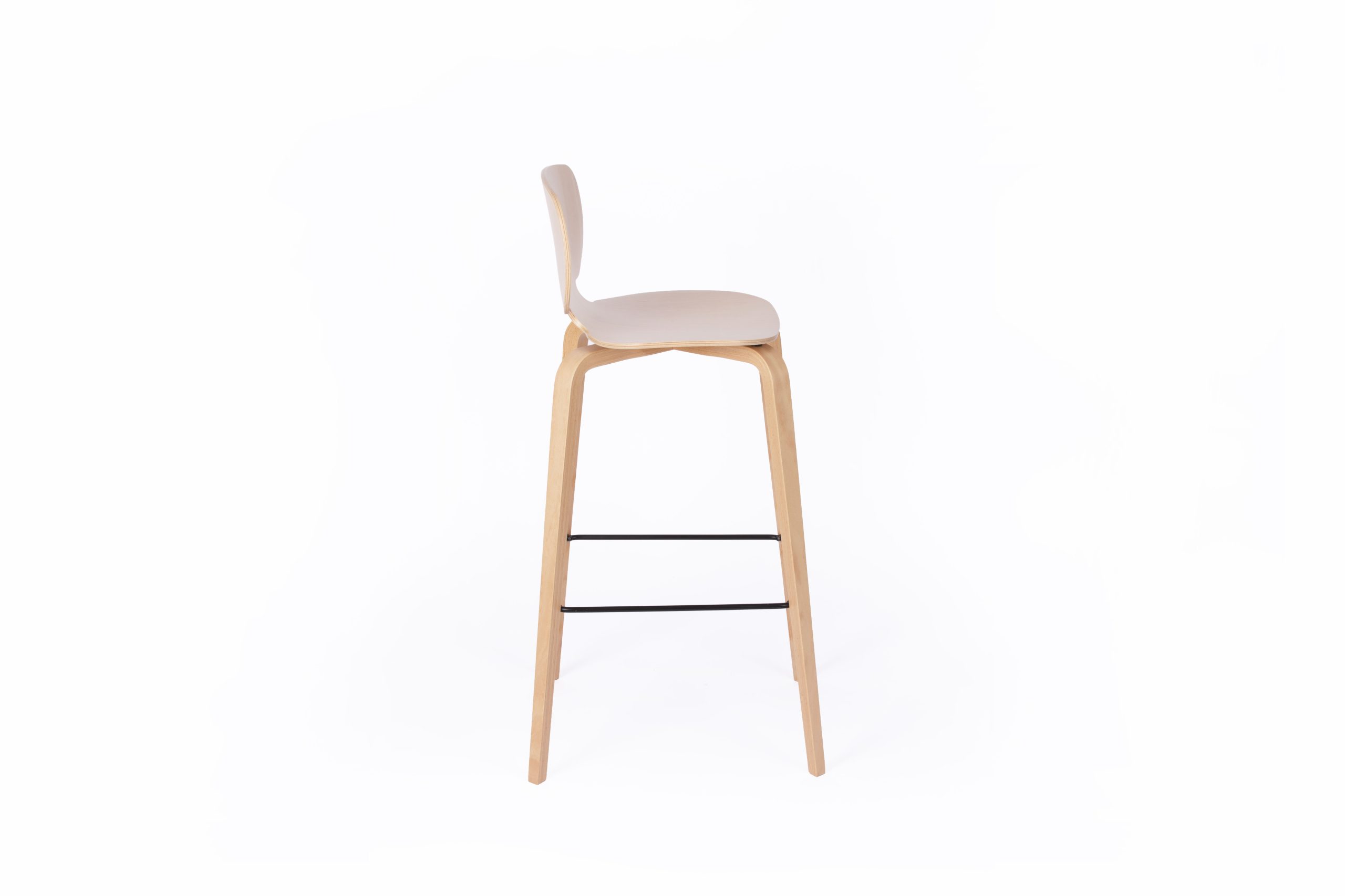 Chaise de bar en bois - H10 – Image 4