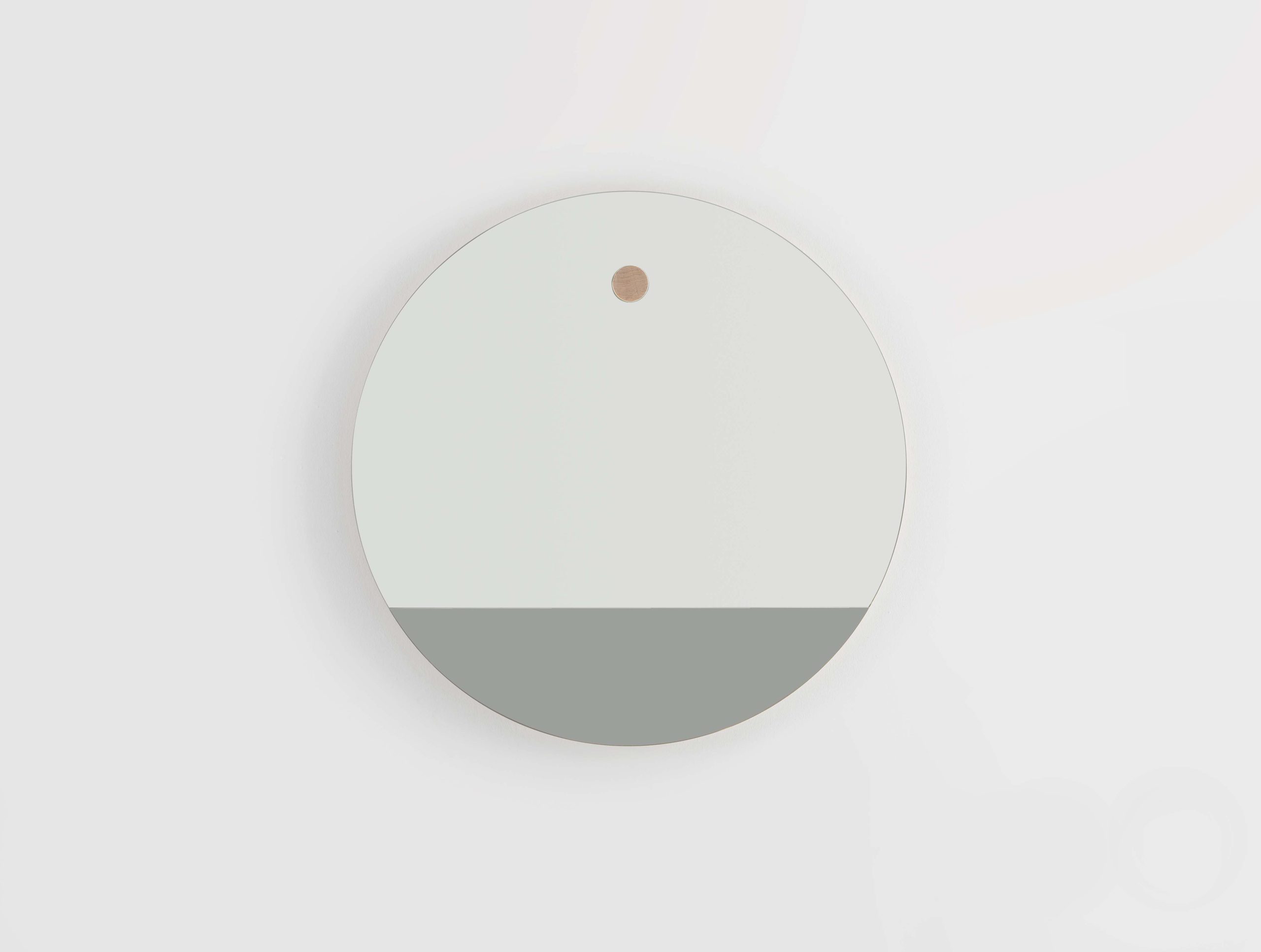 Miroir-rond-linatelier_décoration_déco_intérieur_design_made-in-france_mur_déco_HETCH-Horizon-1_bi-teinte_gris_chêne-massif_vendée