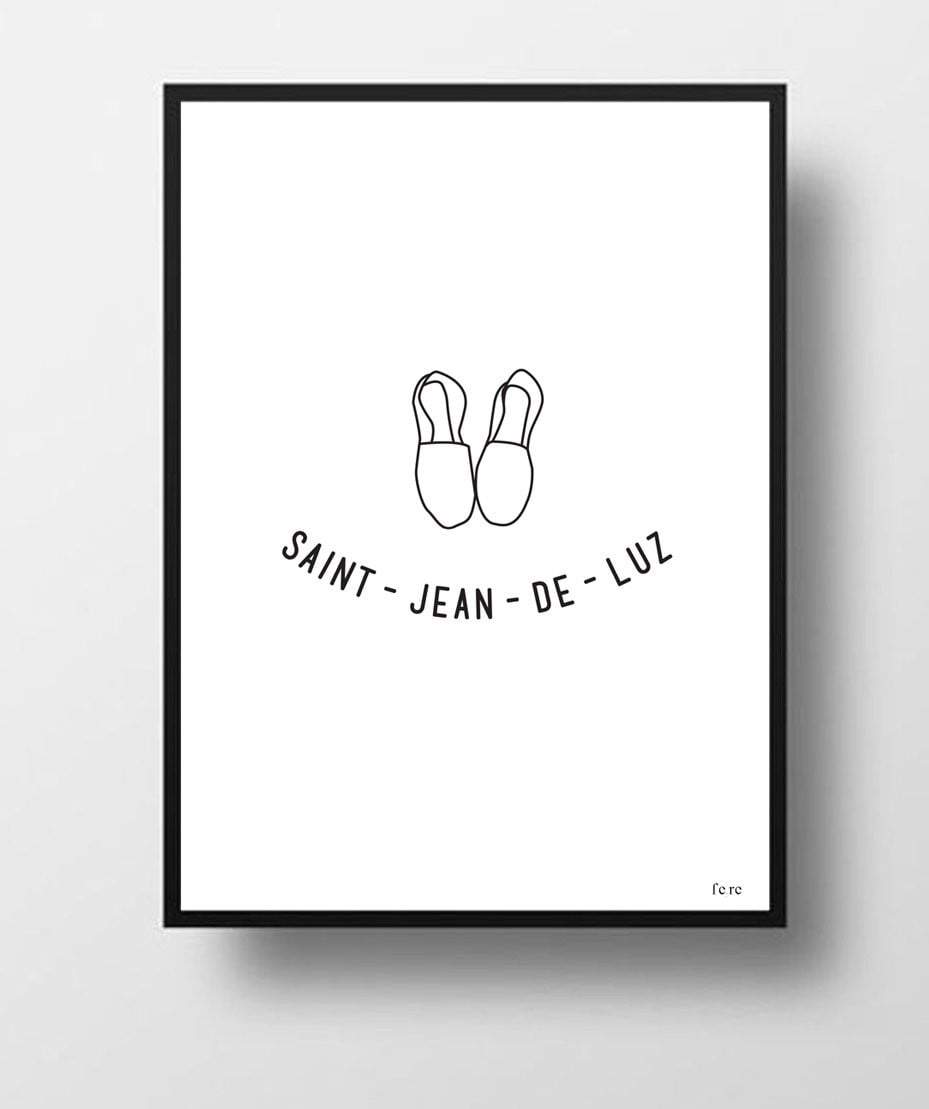 Affiche Saint-Jean-de-Luz - FERE