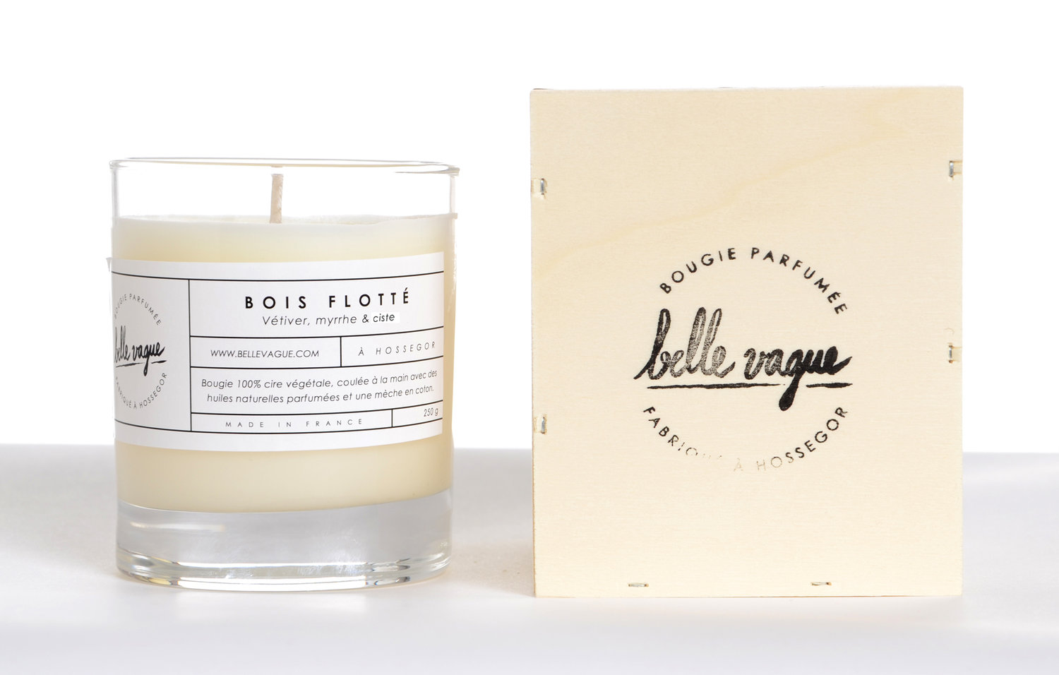 Bougie à la cire de soja 250 Gr- Belle Vague – Image 4
