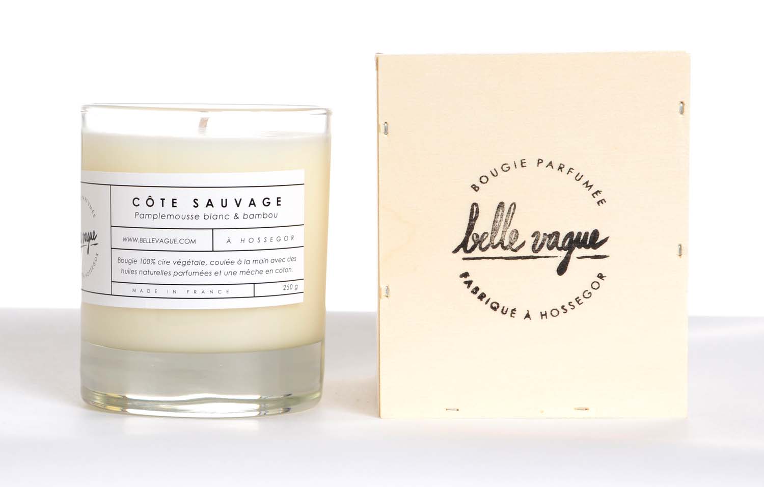 Bougie à la cire de soja 250 Gr- Belle Vague – Image 3