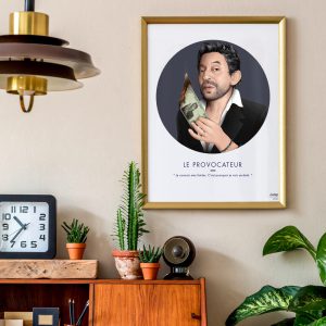 affiche le provocateur serge gainsbourg asap