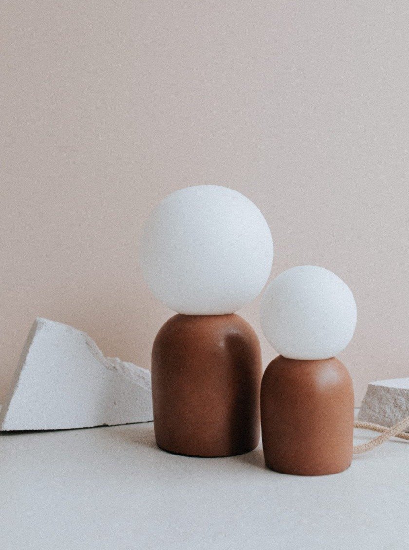 lampe à poser béton zuri