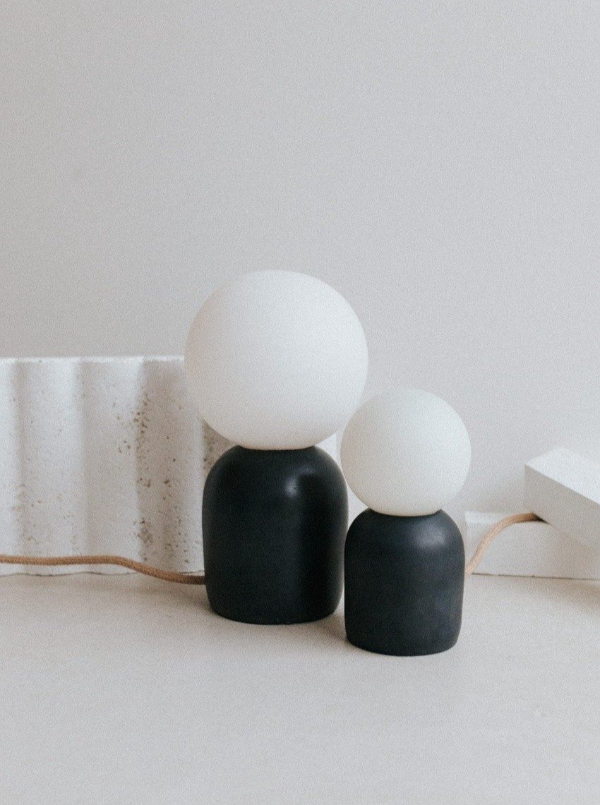 lampe à poser béton zuri