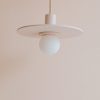 lampe à suspension beton ama 30 zuri, couleur rose